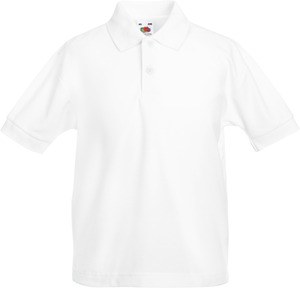 Fruit of the Loom SC63417 - Children's polo shirt 65/35 White