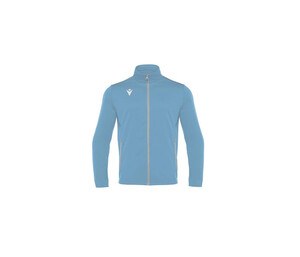 MACRON MA8122J - Children's large zip sweatshirt Sky Blue