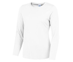 Just Cool JC012 - Women's neoteric™ breathable long-sleeved t-shirt Arctic White