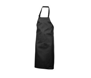 NEWGEN TB101 - Polycotton Bib Apron With Pocket Black