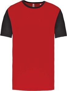 PROACT PA4023 - Adults' Bicolour short-sleeved t-shirt Sporty Red / Black
