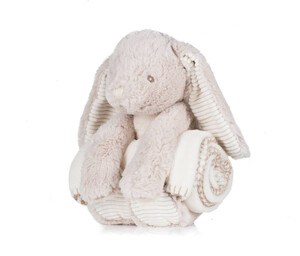 Mumbles MM034 - Rabbit plush with blanket Cream