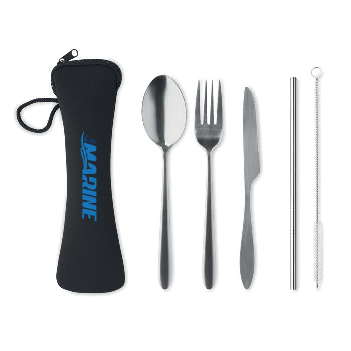 GiftRetail MO6149 - 5 SERVICE Cutlery set stainless steel