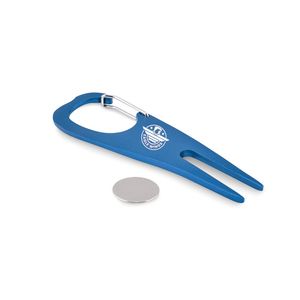 GiftRetail MO6524 - MULLIGAN Aluminium golf divot tool Royal Blue