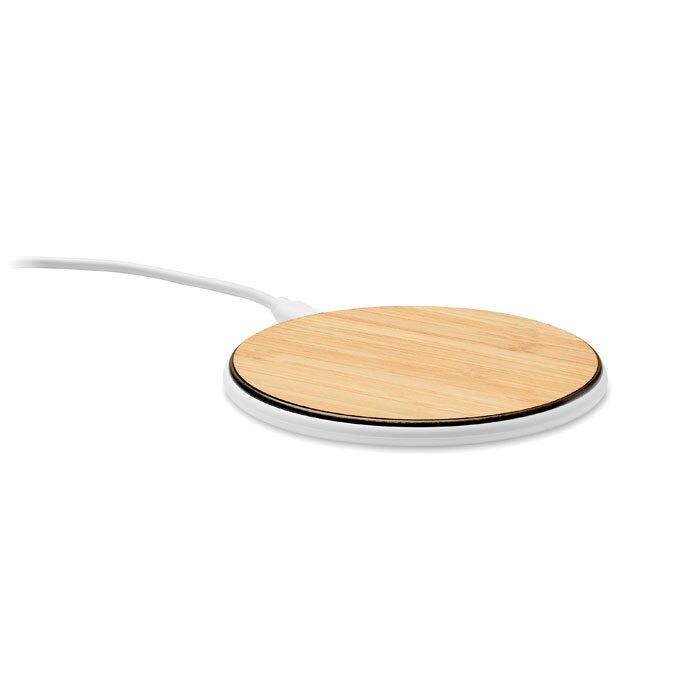 GiftRetail MO6563 - DESPAD + wireless charger 10W in bamboo