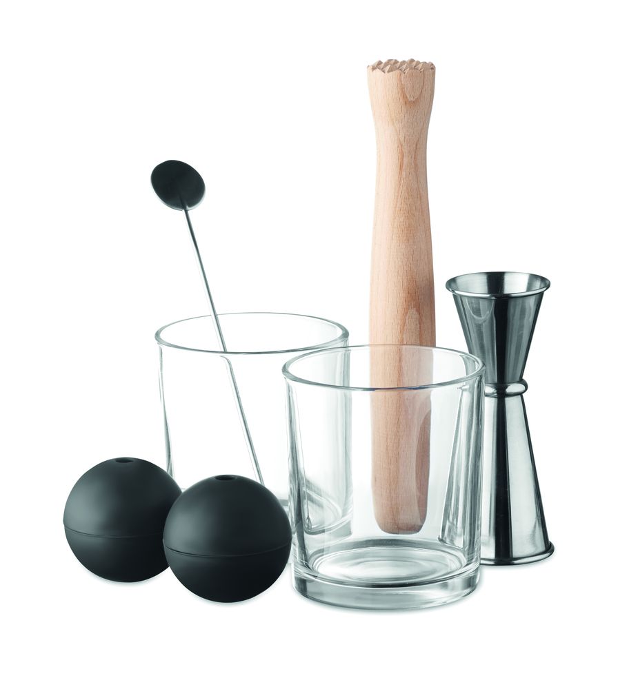 GiftRetail MO6620 - NIGHT Set of 7 pieces cocktail set