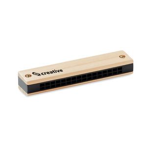 GiftRetail MO6628 - HARMA Harmonica Wood