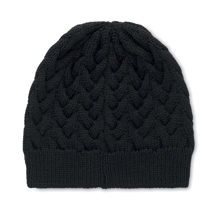GiftRetail MO6659 - KATMAI Cable knit beanie in RPET