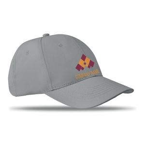 GiftRetail MO8834 - BASIE 6 panels baseball cap Grey