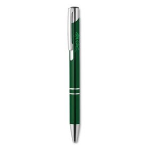 GiftRetail MO8893 - BERN Push button aluminium pen Green