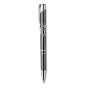 GiftRetail MO8893 - BERN Push button aluminium pen Titanium