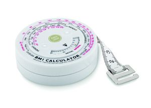 GiftRetail MO8983 - MEASURE IT BMI measuring tape White
