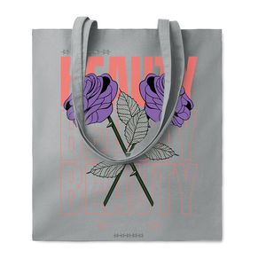 GiftRetail MO9268 - COTTONEL COLOUR + 140gr/m² cotton shopping bag Grey