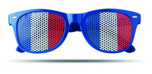 GiftRetail MO9275 - FLAG FUN Sunglasses country Royal Blue