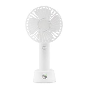 GiftRetail MO9599 - DINI USB desk fan with stand  White