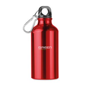 GiftRetail MO9805 - MID MOSS 400 ml aluminium bottle Red