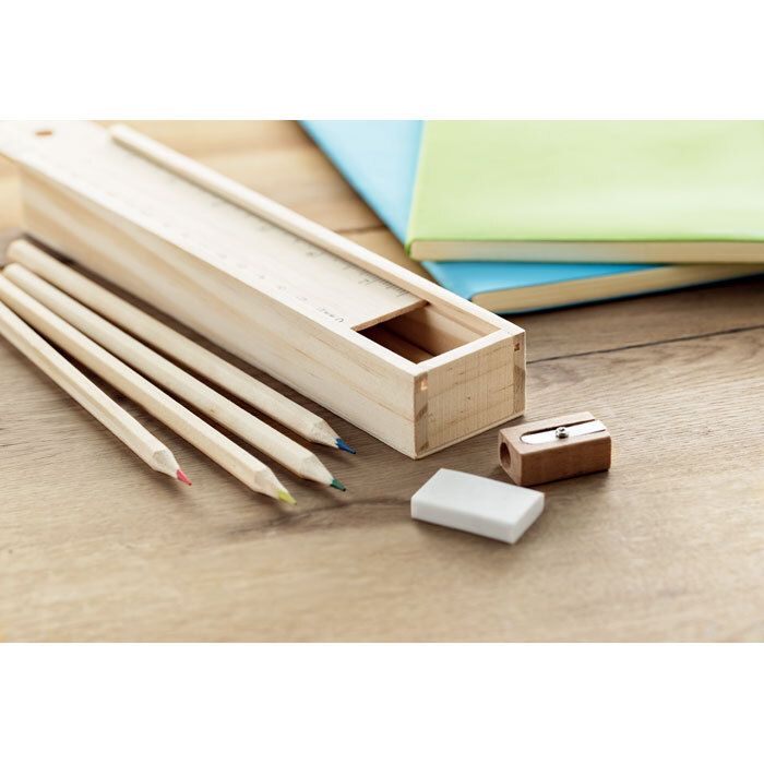 GiftRetail MO9836 - TODO SET Stationery set in wooden box