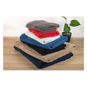 GiftRetail MO9932 - PERRY Towel organic cotton 140x70cm Grey
