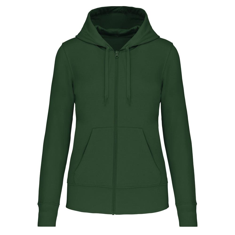Kariban K4031 - Ladies' eco-friendly zip-through hoodie