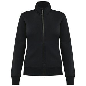 Kariban K4011 - Ladies fleece cadet jacket Black