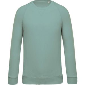 Kariban K480 - Mens organic round neck sweatshirt with raglan sleeves