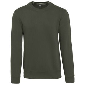 Kariban K488 - Round neck sweatshirt Dark Khaki