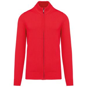 Kariban K971 - MEN'S FULL ZIP CARDIGAN Red