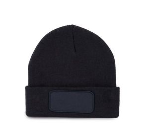 K-up KP895 - Beanie with patch Navy