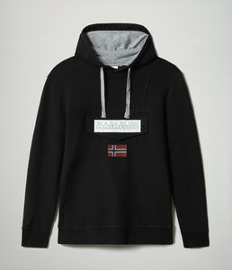 NAPAPIJRI NP0A4F9F - Burgee SUM 3 hooded sweatshirt Black