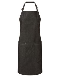 Premier PR113 - Organic, fair trade denim apron Black Denim