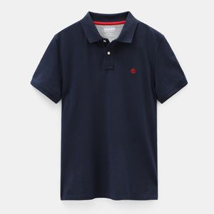 Timberland TB0A26N4 - Millers River short-sleeved organic cotton piqué polo shirt Dark Sapphire