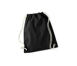 WESTFORD MILL WM910 - RECYCLED COTTON GYMSAC Black