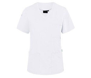 KARLOWSKY KYKS66 - SHORT-SLEEVE LADIES' SLIP-ON TUNIC ESSENTIAL White