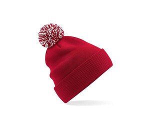 BEECHFIELD BF450R - RECYCLED SNOWSTAR® BEANIE Classic Red / White