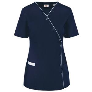 WK. Designed To Work WK506 - Ladies’ polycotton smock with press studs