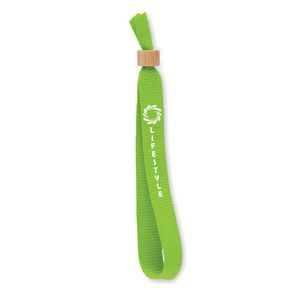 GiftRetail MO6706 - FIESTA RPET polyester wristband Lime
