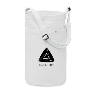 GiftRetail MO6715 - BIMBA COLOUR Canvas shopping bag 270 gr/m² White