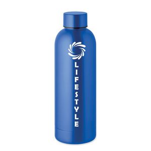GiftRetail MO6750 - ATHENA Double wall bottle 500 ml Blue