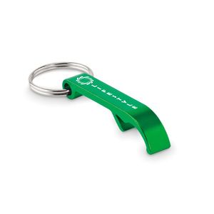 GiftRetail MO6923 - OVIKEY Recycled aluminium key ring Green