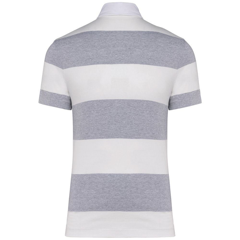 Kariban K286 - Unisex short-sleeved striped polo shirt