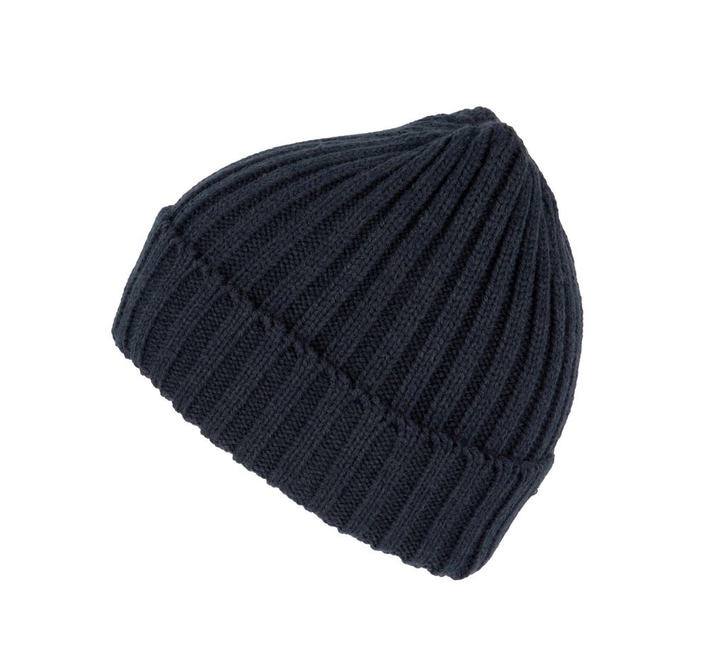 K-up KP953 - Double ribbed beanie with turn-up