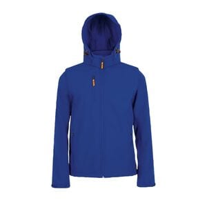 SOL'S 01647 - TRANSFORMER Softshell Jacket With Removable Hood And Sleeves Royal Blue