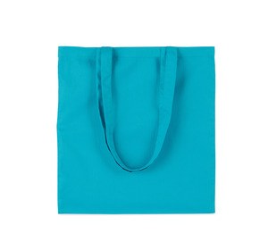 Kimood KI0741 - Polycotton shopping bag Turquoise