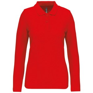 WK. Designed To Work WK277 - Ladies' long-sleeved polo shirt Red
