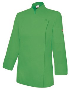 Velilla 405203TC - WOMEN'S LS CHEF JACKET Lime Green