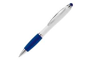 TopPoint LT80433 - Ball pen Hawaï stylus hardcolour WHITE / DARK BLUE