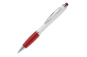 TopPoint LT80433 - Ball pen Hawaï stylus hardcolour White / Red