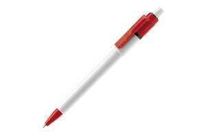 TopPoint LT80900 - Ball pen Baron Colour hardcolour White / Red