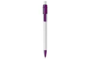 TopPoint LT80900 - Ball pen Baron Colour hardcolour White / Purple