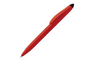 TopPoint LT87694 - Ball pen Touchy stylus hardcolour Red / Black